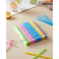 ราคา FGST129 หลอดดูดน้ำแฟนซี คละสีสดใส (Multi-Color Party Straws) หลอดตรง คละสี1แพ็ค10ห่อ (57006311228)