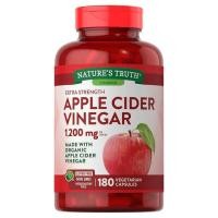 ราคา Nature's Truth Apple Cider Vinegar 1,200 mg. (180แคปซูล) แอปเปิ้ลไซเดอร์ (24801147001)