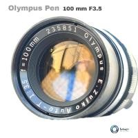 ราคา เลนส์มือหมุน Olympus E.Zuiko Auto-T 100mm f3.5 Lens for Pen F FT FV Rare (24676694302)