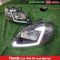 ราคา ไฟหน้า ไฟหน้าแต่ง ไฟหน้าโคมดำ Civic EK coupe EK 1996 1997 1998 LED BAR V1 (27124260380)