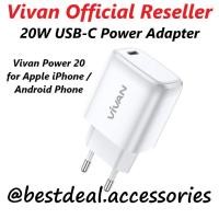 ราคา Vivan Power 20 USB-C 20W Power Adapter PD Charger iPhone Android (42505736571)