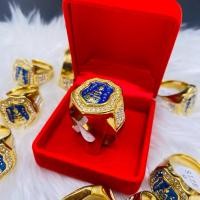 ราคา แหวนหลวงพ่อโสธร ลงยาน้ำเงิน เพชรล้อม ฝังเพชรอย่างดี งาน18k ไม่ลอกไม่ดำ (44103509505)