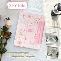 ราคา เคสไอแพดกันงอ เคสไอแพด Yพับcase กันกระแทก for Gen11 A16 Gen10 Air7 Air4/5/6 Pro11 Mini6/7 เจน7/8/9 (53500918568)