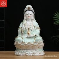 ราคา พระพุทธรูปเซรามิกสีเขียวเจ้าแม่กวนอิมพระโพธิสัตว์หยกพอร์ซเลน SYFX (22382554604)