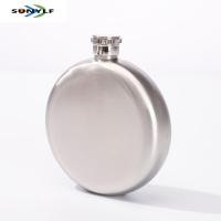 ราคา SUNYLF HOT5 8 Oz Hip Flask สแตนเลสรอบแบบพกพาวิสกี้ขวดเหล้าขวดไวน์ (25994129970)
