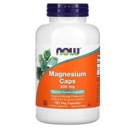 ราคา แมกนีเซียม Magnesium Caps, 400 mg, 180 Veg Capsules NOW Foods (20849421743)
