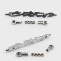 ราคา Black /Chrome Skull Billet Shift Linkage for Harley Davidson Softail Standard FXST Dyna Wide Glide (49404103944)