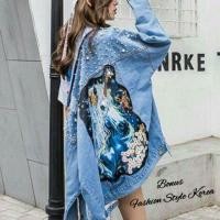 ราคา เสื้อแจ๊คเก็ตยีนส์Jacket Jeans เสื้อแจ๊คเก็ตยีนส์ แขนยาว (1160280743)
