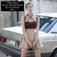ราคา Used Once : กระโปรงเทนนิส เอว 26" ยาว 16" จากร้าน what she wear (18552374751)