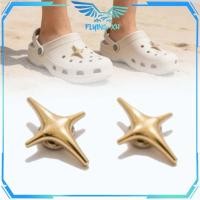 ราคา Jibitz Crocs รองเท้าแตะ 10 ชิ้นตกแต่งรองเท้าแตะกบสําหรับ Crocs รองเท้าแตะ Star-Shaped กบรองเท้าแตะอุปกรณ์เสริม (46357435110)