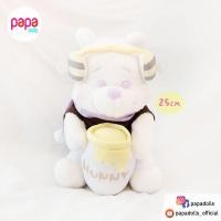 ราคา หมีพูห์ หมีพู ตุ๊กตาหมีพู ตุ๊กตาหมีพูห์ ตุ๊กตาหมี มือ1 25cm ของแท้จากญี่ปุ่น Winnie the Pooh dress up winter Papadolls (3284990016)