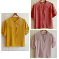 ราคา เสื้อเหลือง เสื้อแฟชั่น เสื้อทำงาน (2058890741)