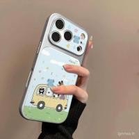 ราคา พรีเมี่ยมElectroplatingเคสโทรศัพท์หนังสัตว์รถบัสเหมาะสําหรับiPhone 17promax 17 16 15 promax IP 14promax 14 13 pro max 14pro 14plus 16Promaxกันกระแทกเคสแข็ง (51007515901)