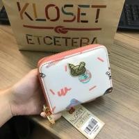 ราคา Kloset Lilo Bag ของแท้ มือ1 กระเป๋าสตางค์ใบสั้น ซิปรอบ สีโอรส (1708384490)