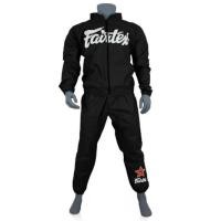 ราคา Fairtex Sauna Sweat Suit VS2 Vinyl Black weight cuts ( S,M,L,XL,XXL ) ชุดลดน้ำหนักนักมวย สีดำ แฟร์แท้กซ์ ไวนิล ทำจากไทย (46005304849)