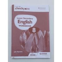 ราคา หนังสือ แบบฝึกหัด ภาษาอังกฤษ8 Cambridge checkpoint Lower Secondary English WORKBOOK8 95Page (26530575998)