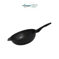ราคา Seagull กระทะทรงลึกพรีเมียม มาร์เบิ้ล สโตน ขนาด 32 ซม. Premium Marble Stone Deep Fry Pan (22168198475)
