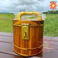 ราคา ส่งฟรี CARAWOOd ถังออมสินกระปุกออมสิน ถังไม้ ไม้สักทอง (ขนาด 5*5 นิ้ว )ถังไม้ใส่เงิน ใส่ธนบัตร ถังเงิน ถังทอง ราคาส่ง (11830195999)