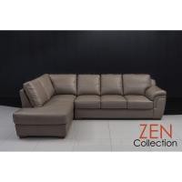 ราคา ZEN Collection MANCHESTER Sofa L-Shape 3.00m. | Leather / PVC, Pocket Spring (3936150084)