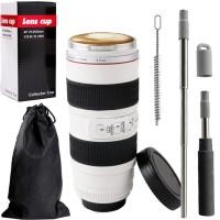 ราคา ส่งจากไทย แก้วเลนส์กล้องเก็บอุหภูมิ Camera Lens Mug Big Size แก้วเลนส์ 70-200mm F2.8 สีขาว (10790670027)