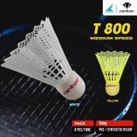 ราคา CARLTON Collection ลูกขนไก่ Shuttlecock Plastic Can6 T800WH / T800Y (500) (24629945721)