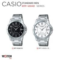 ราคา Casio นาฬิกาข้อมือ ผู้ชาย สายสเตนเลสสตีล รุ่น MTP-V004D MTP-V004D-1B MTP-V004D-7B (261362986)