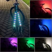 ราคา LED Bike Wheel Lights Bicycle Decorative Lights Waterproof Battery Powered Bike Frame Rope Light Dust-proof Battery Box (27568044870)