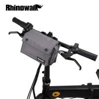 ราคา Rhinowalk X2012 กระเป๋าติดแฮนด์จักรยาน - กระเป๋าหน้าจักรยานพับ - สีเทา (43226375862)