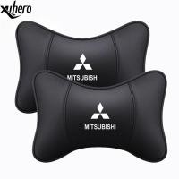 ราคา โลโก้ Mitsubishi พนักพิงศีรษะหนังเอวสีดําสากลสไตล์หรูหราปรับแต่งโลโก้แฟชั่นอุปกรณ์ตกแต่งภายในสําหรับ Mitsubishi Xpander ASX Triton Outlander (50357377185)