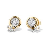 ราคา Jubilee Diamond ต่างหูเพชร DROP OF ETERNITY BOW STUD EARRINGS เพชรแท้ (50401603341)