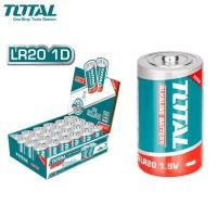 ราคา TOTAL ถ่านอัลคาไลน์ 1.5V 18000mAh D (2 ก้อน/แพ็ค) รุ่น THAB1D01 LR20 ( Alkaline Battery ) ถ่านไฟฉาย (19883326254)