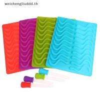 ราคา Th 20 Cavity Silicone Gummy Snake Worms Chocolate Mold Sugar Candy Jelly Molds BGH (28309461091)