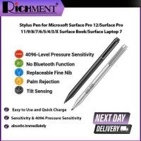 ราคา ปากกาสไตลัสสําหรับ Microsoft Surface Pro 12/Surface Pro 11/9/8/7/6/5/4/3/X Surface Book/Surface Laptop 7 พร้อมการปฏิเสธฝ่ามือ (46500702273)