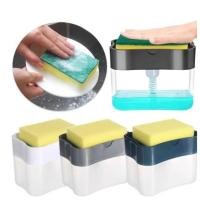 ราคา DISHWASH DISPENSER/SOAP DISPENSER/SPONGE HOLDER/SOAP PUMP LIQUID/SPONGE HOLDER 1 ชุด 3 หน่วย (57804711410)