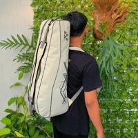ราคา กระเป๋าไม้แบดมินตัน 2 ช่อง กระเป๋าเป้สะพายหลัง ใส่ไม้ 10 ไม้ (43927904538)