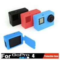 ราคา Silicone case Gopro Hero 4 หรือ 3 ก็ใส่ได้ แถมฝาครอบปิดเลนส์ฟรี! (412480691)