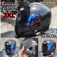ราคา หมวก Real Dawin สีดำเงา หมวกกันน๊อคสำหรับคนหัวใหญ่มาก หมวกคนหัวใหญ่ หมวกคนหัวโต ขนาด 3XL Real Dawin (1848479693)