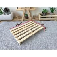 ราคา Madoodiiz พาเลทไม้สน ระแนงไม้สน พาเลทไม้ขนาดเล็ก24*15*2cm พร้อมส่ง (25577003660)