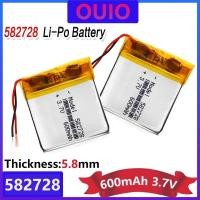 ราคา 3.7V 600mAh582728 Rechargeable li-Polymer Li-ion Battery For Q50 G700S K92 G36 Y3 Children's Smart Watch MP3 Bluetooth H (42601386187)