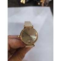 ราคา Emporio Armani AR1681 ของแท้ นาฬิกาผู้หญิง สายหนัง สีทอง เรียบหรู สภาพดี พร้อมใช้งาน (54107312644)