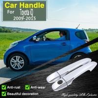 ราคา for Toyota IQ AJ10 Scion Aston Martin Cygnet 2009~2015 Chrome Door Handle Cover Car Accessories Rus (53204432194)