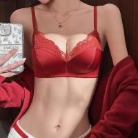 ราคา ชุดชั้นใน กางเกงใน ชุดชั้นในเจ้าสาวลูกไม้สีแดง สำหรับวิวาห์ (52957510849)
