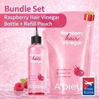 ราคา Apieu Raspberry Hair Vinegar 200ml + 400ml Refill Limited Set (41657903087)
