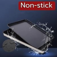 ราคา 【DTMall01】ถาดอบขนม non-stick เคลือบเทฟล่อน 40x60 ซม. (16x24 นิ้ว) ขอบสูง 2 นิ้ว (52357566219)