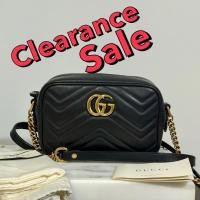 ราคา เท!!! [กดโค้ดลดเพิ่ม 3พัน] GUCCI Marmont Mini Camera มือสอง แท้ 100% (41756052225)