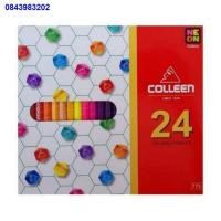 ราคา IHB♣♘สีไม้ Colleen 24แท่ง24สี#775(แท่งเหลี่ยม) (13432834650)