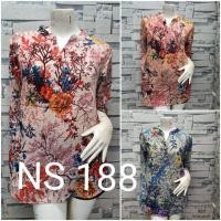 ราคา เสื้อคอจีนแขนสามส่วนผ้าสปันไส่เป็นตัวเสื้อเป็นชุดเดรส (5624712065)