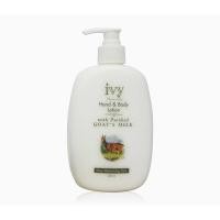 ราคา Ivy Naturale hand&body lotion with Purified Goat's milk 450ml. , โลชั่นดูแลผิวมือและกาย (25629119429)