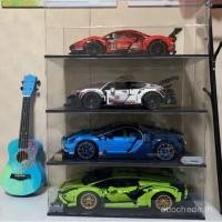ราคา รถ 911 Building Block Sai กล่องอะคริลิค Bugatti Lamborghini Ferrari Porsche Display Car Model ใช้งานได้ (44507488092)