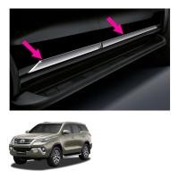 ราคา คิ้วกันกระแทกประตู โครเมียม 4 ชิ้น ของแท้ สำหรับ โตโยต้า Toyota ฟอร์จูนเนอร์ Fortuner SUV ปี 2015 2016 2017 2018 2019 (4644235732)